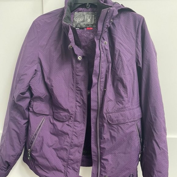 Spyder Womens Ski Jacket Purple - Picture 1 of 6